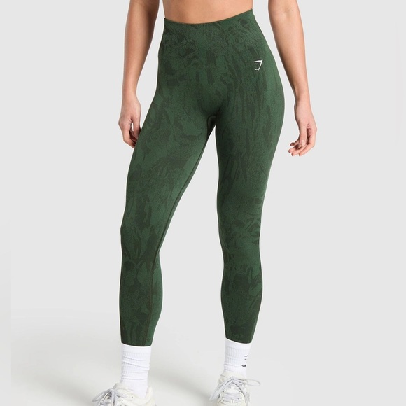 Gymshark Pants - Seamless Green gymshark Leggings